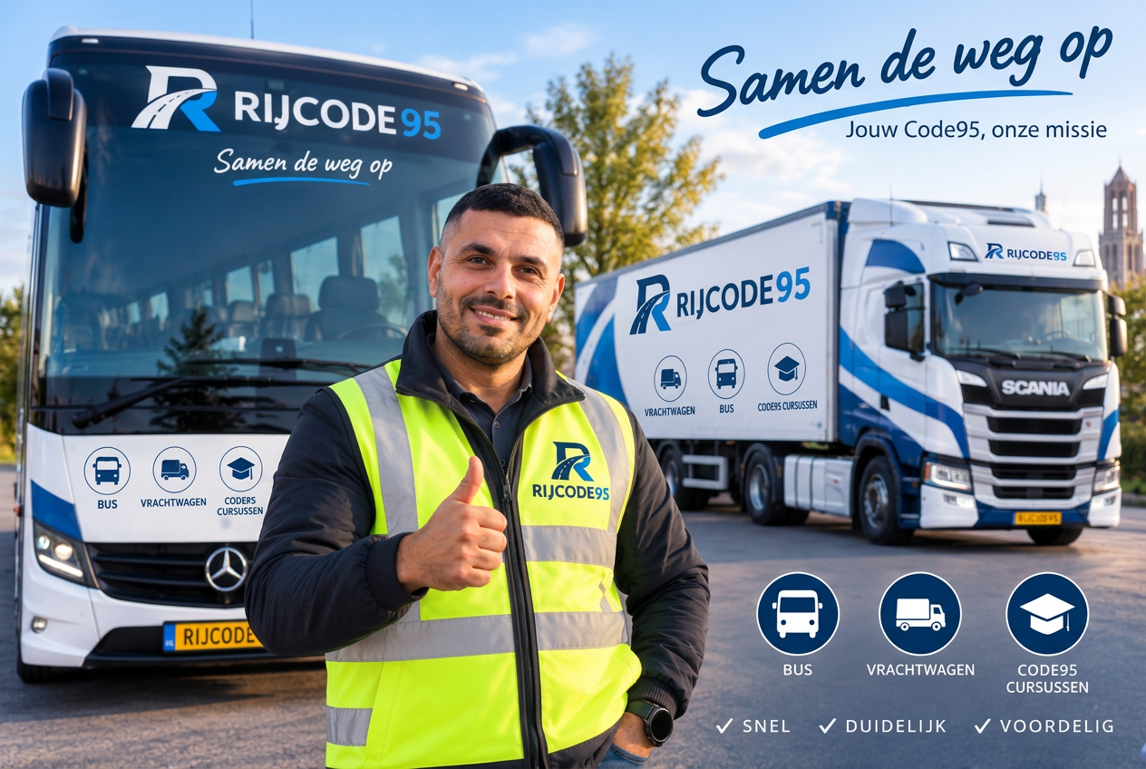 Ahmed van RijCode95 voor een bus en vrachtwagen — CCV Code 95 instructeur in Utrecht